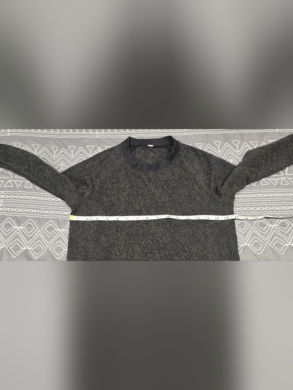 Lululemon Rest Less Pullover In Black/Armory Size 4 - Picture 4 of 6